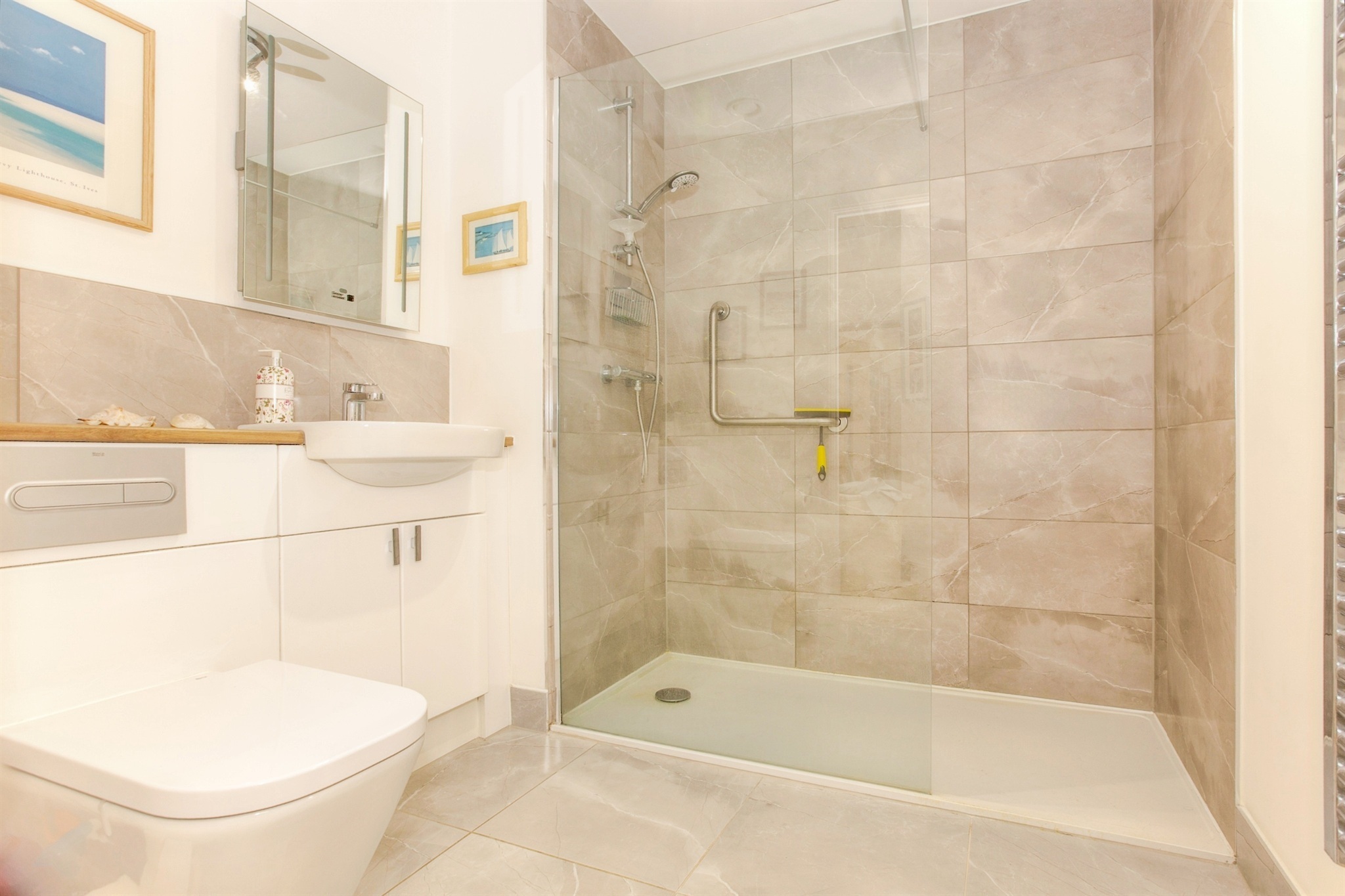 The shower room