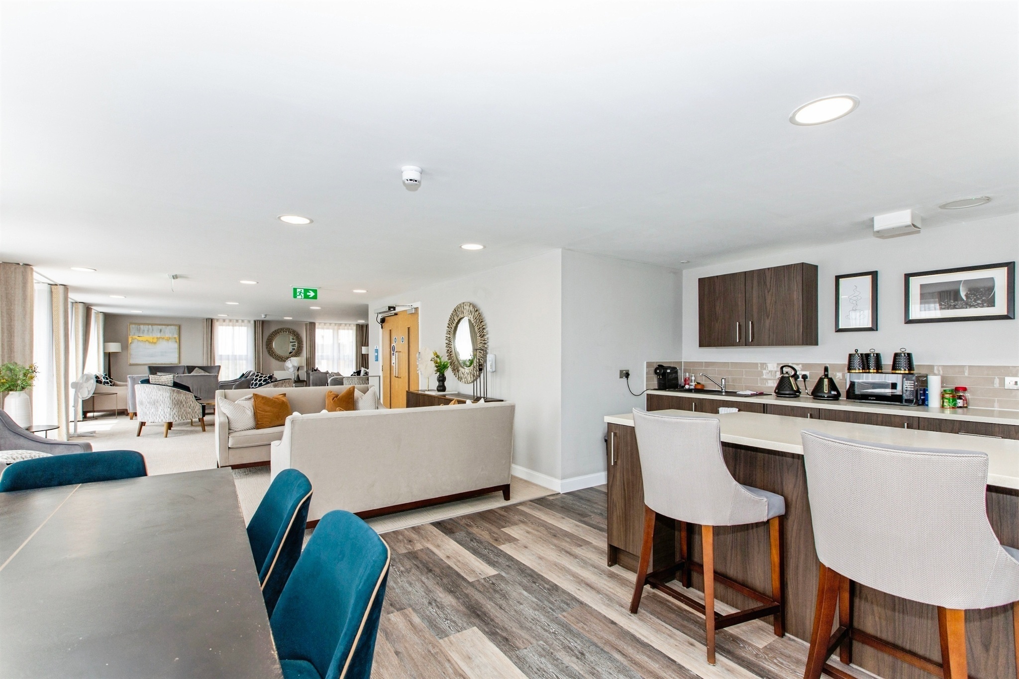 Residents' communal lounge at Uplands Place, Great Cambourne
